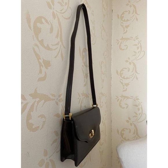 Vintage London Mappin & Webb Leather Handbag Bag - Picture 9 of 10